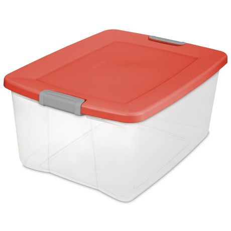 Sterilite 62 Liter Orange Latch Box | Walmart Canada