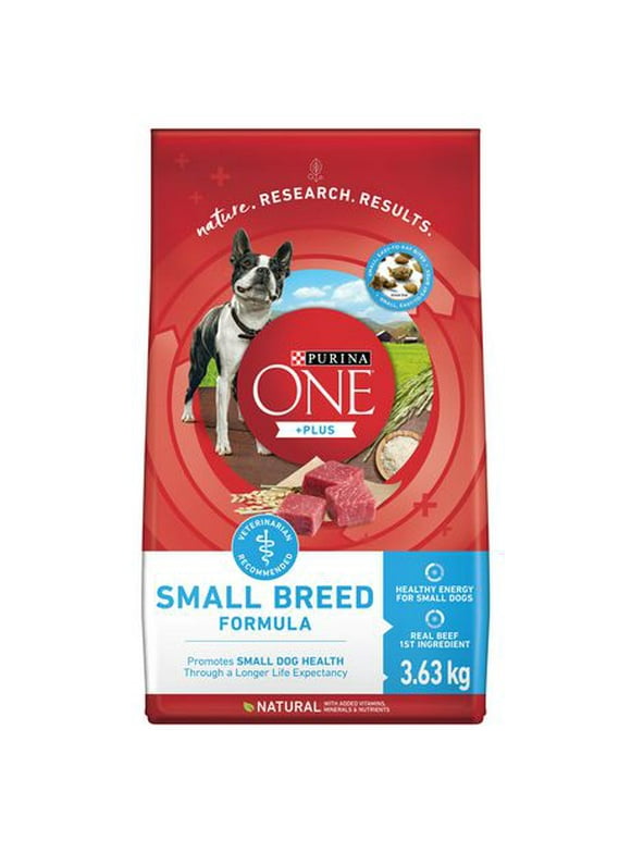 Purina ONE SmartBlend Small Breed Formula Beef, Dry Dog Food, 1.81-3.63 kg