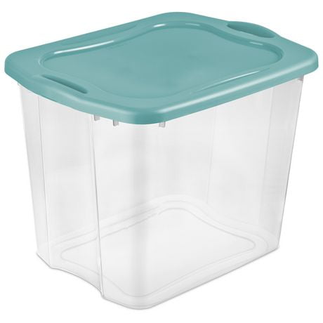 Sterilite 90 Liter Easy Carry Aqua Storage Box | Walmart Canada