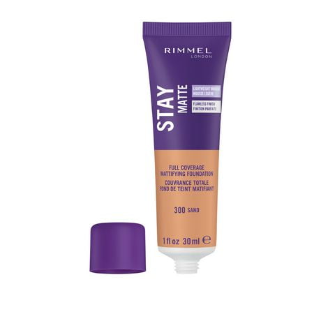 Rimmel Stay Matte Foundation, lightweight, silky formula, light liquid mousse and anti-pollution complex, 24H wear, 100% Cruelty-Free, Fresh & natural matte finish
