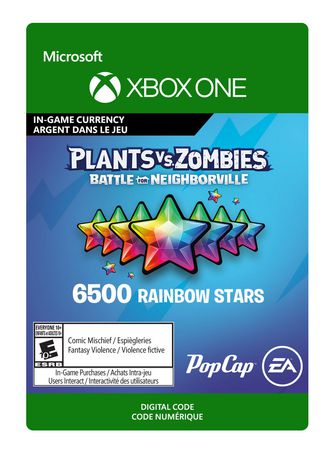 Electronic Arts Xbox One Plants Vs. Zombies: Battle For Neighborville: 6500 Rainbow Stars [Download]