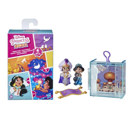 Disney Princess Perfect Pairs Jasmine Fun Aladdin Unboxing Toy with 2 Dolls 