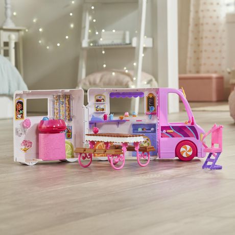 Disney Princess Comfy Squad Sweet Treats Truck, Playset with 16