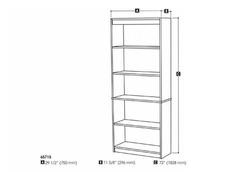 Bestar Standard Bookcase | Walmart Canada