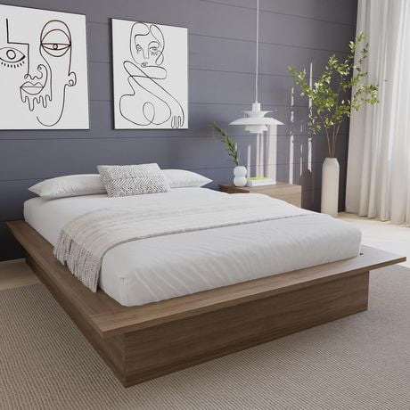 Nexera Malibu Platform Bed Frame