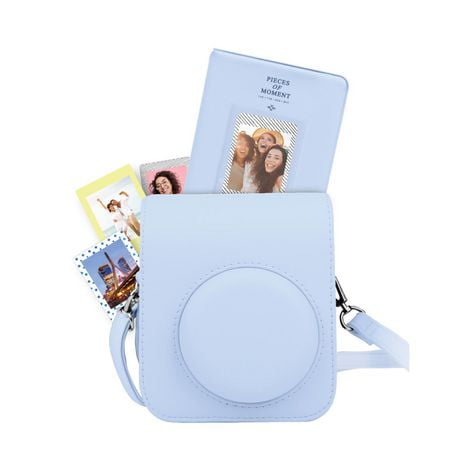 Trousse d’accessoires Mini Instax 12 Camera DP-FJ12-BL Album photo de 16 pages pour Mini Instax 12