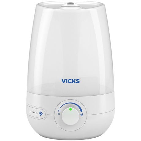 Vicks VUL545C FilterFree Ultrasonic Cool Mist Humidifier, Visible Cool Mist