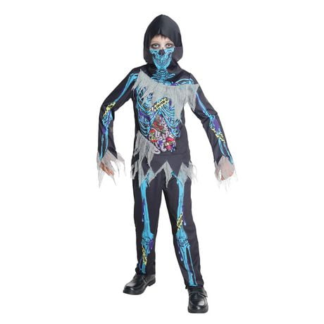 HALLOWEEN BOY SKELEZOMBIE COSTUME, BOY SKELEZOMBIE COSTUME