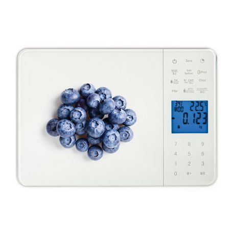 Starfrit Nutritional Scale, Glass Platform, Calculates nutritional intake