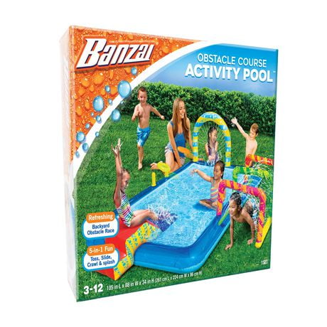Banzai - Obstacle Course Activity Pool