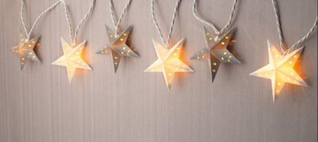 Mainstays White and Silver Star String Lights Walmart Canada