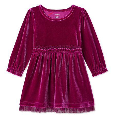 George Baby Girls Velvet Dress Walmart Canada   6000207103873 