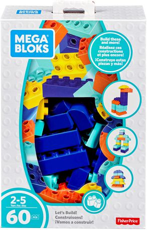 Mega Bloks Building Basics Let's Build! [60 Pieces] | Walmart Canada