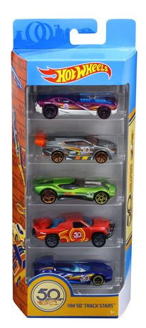 Hot Wheels 50th Track Stars 5-Pack | Walmart Canada