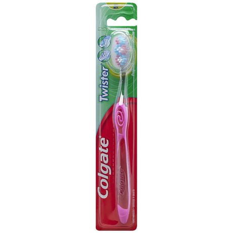 Colgate plus Twister Fresh Toothbrush, Medium | Walmart Canada