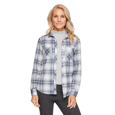 Iyla Women's Plaid Shirt, Sizes S-XXL