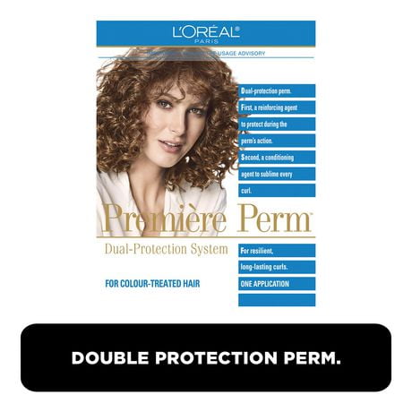 Système de double protection Première Perm de L'Oréal Paris pour cheveux normaux, 1 un 1 application
