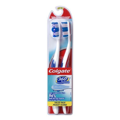 Colgate 360 Toothbrush Value Pack, Medium | Walmart Canada