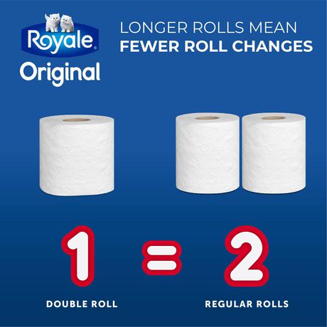 Royale Original, Soft Toilet Paper, 12 Double equal 24 rolls | Walmart ...
