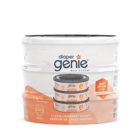 Diaper Genie Max Fresh Refills, 3 pk