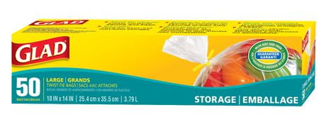 bags glad storage twist ties zoom walmart