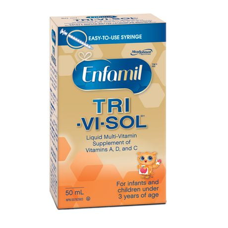 Enfamil® TRI-VI-SOL Liquid Multi-Vitamin Supplement of Vitamins A, D and C, 50mL