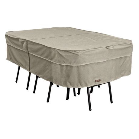 Classic Accessories Montlake Fadesafe Rectangular Oval Patio Table Chair Set Cover Heavy Duty Outdoor Furniture With Waterproof Backing Large 55 654 046701 Rt Canada - Large Oval Patio Table Cover Classic Accessories Montlake Fadesafe Rectangular Oval Patio Table Chair Set Cover Heavy Duty Outdoor Furniture With Waterproof Backing Large 55 654 046701 Rt Canada - Large Oval Patio Table Cover