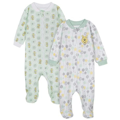 Grenouillere Winnie L Ourson De Disney Neutre Paquet De Deux Articles Walmart Canada