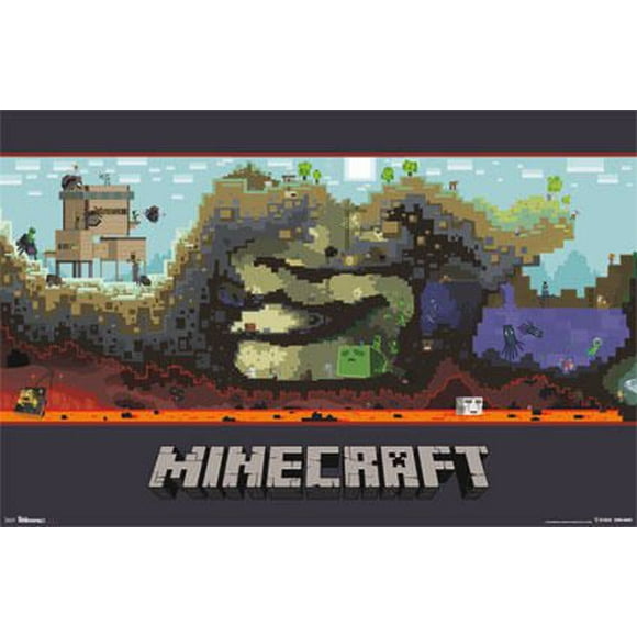 Minecraft mondiale affiche