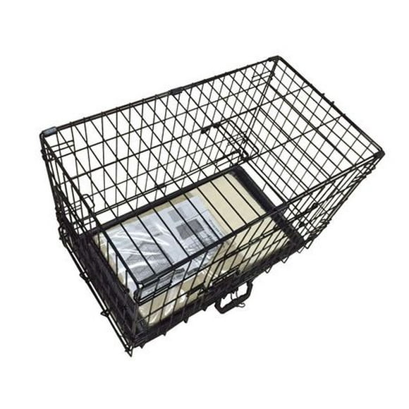 30" Wire 2 Door Dog Pet Crate With Mat