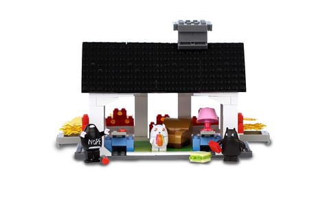 Exploding Kittens - Collector Construction - Exploding House Scene Set ...