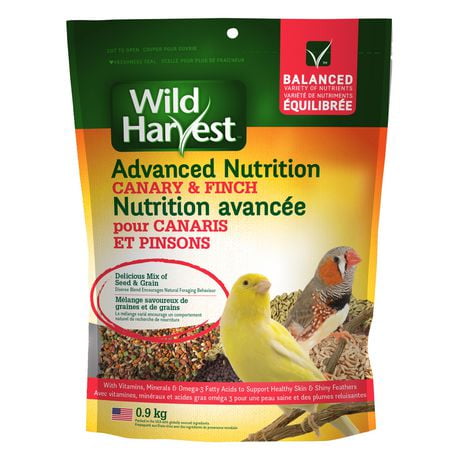 Wild Harvest Nutrition avancée pour canaris et pinsons 0,9 kg
