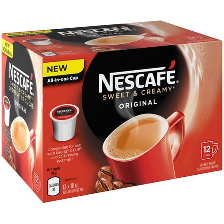 NESCAFÉ® Sweet & Creamy Original Pods Compatible for use ...
