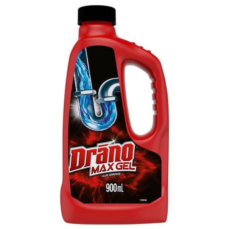 Drano® Max Gel Drain Cleaner and Clog Remover, 900mL