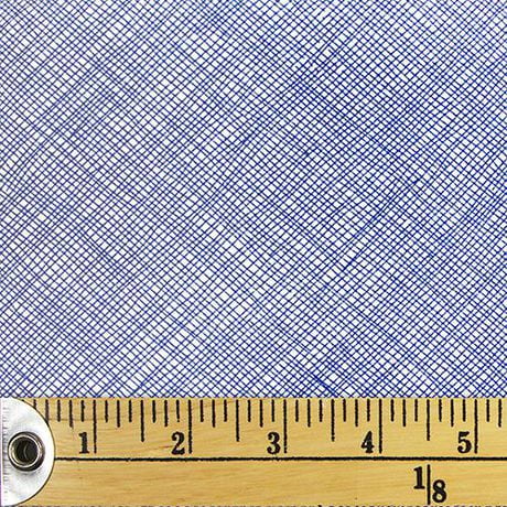Tissu pré-coupé Fat Quarter de Fabric Creations à motif de texture bleu denim