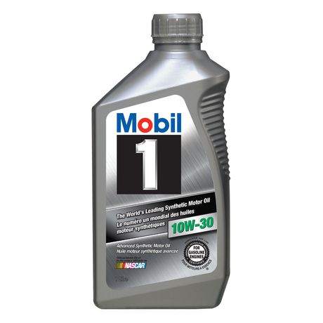 Mobil 1 Full Synthetic Engine Oil 10w 30 1 L Walmart Canada