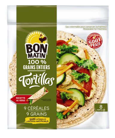 Bon Matin 7 9 Grain Tortillas Walmart Canada