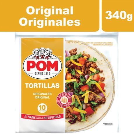 Tortillas originales POMᴹᴰ, format moyen 340g