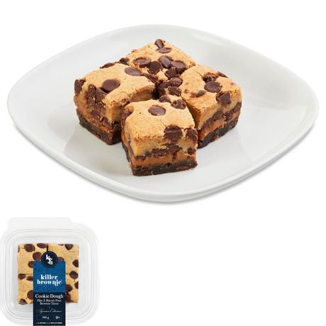 Brownies à saveur de pâte à biscuits Collection Signature Killer Brownie 4 morceaux, 198 g