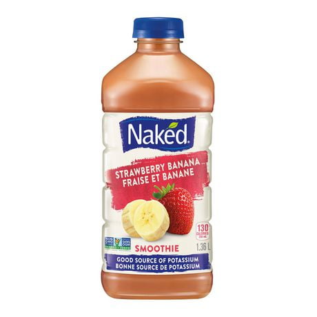 Naked Juice Smoothie fraise banane Naked® Fraise et banane, 1.36 L bouteille