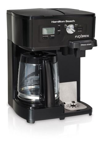 Hamilton Beach 12- Cup 2-way FlexBrew Coffee Maker- 49985C