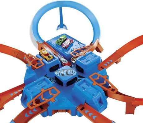 hot wheels cross crash trackset