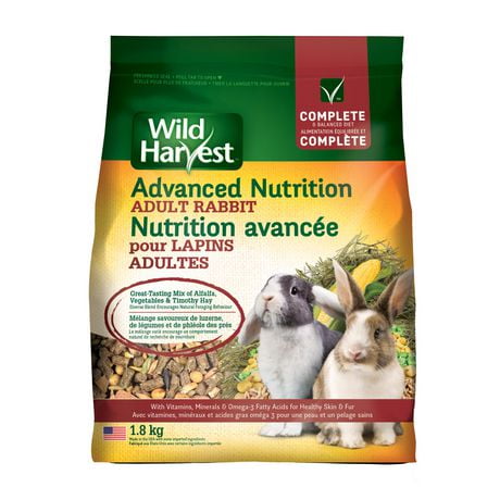 Wild Harvest Nutrition avancée pour lapins adultes 1,8kg