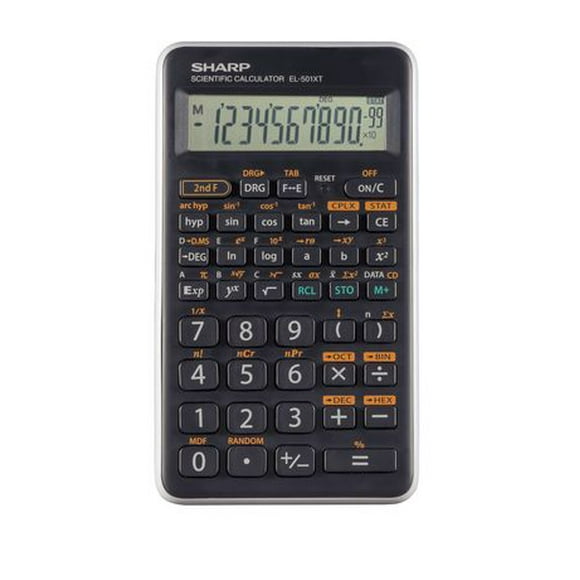 EL501XTBGY Sharp Scientific Calculator, 145 Functions Scientific Calc