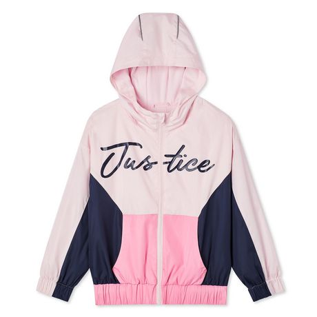 Justice windbreaker store