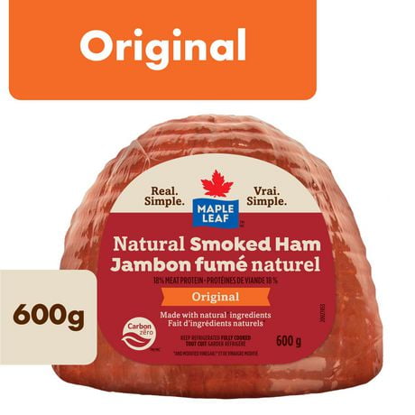 Maple Leaf Original Natural Smoked Ham, 600 g