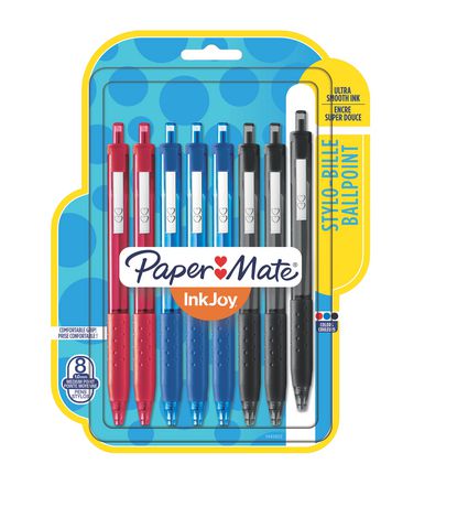 Papermate Paper Mate InkJoy 300RT Retractable Medium Point Assorted ...