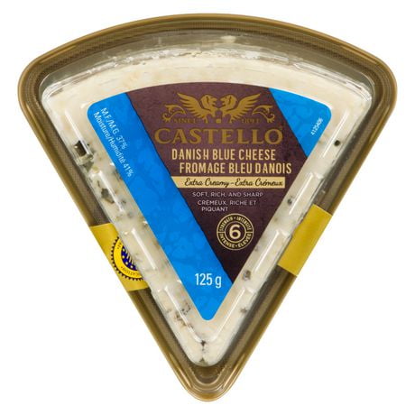 Fromage bleu danois extra crémeux de Castello 125g