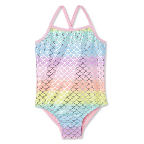 George Toddler Girls' Mermaid Skirt 2-Piece Swim Set | Walmart Canada