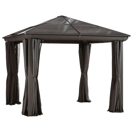 Venus Gazebo 10 Ft. x 10 Ft. in Brown - Walmart.ca